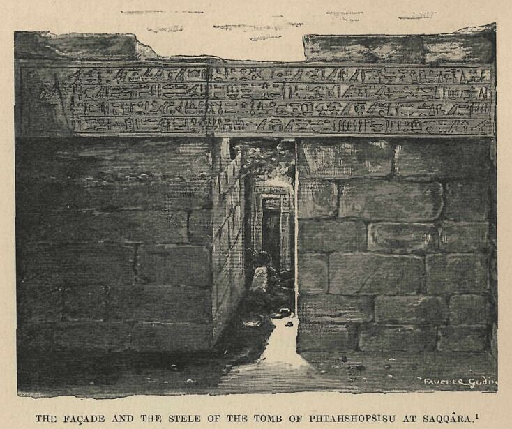 009.jpg the Faade and The Stele of The Tomb Of
Phtahshopsisu at Saqqara 

