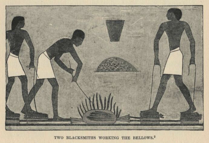 098.jpg Two Blacksmiths Working the Bellows 
