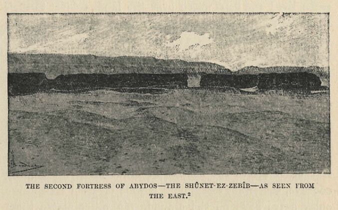 302.jpg the Second Fortress of Abydos--the
Shnet-ez-zebb--as Seen from the East 
