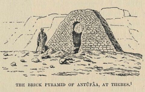 314.jpg the Brick Pyramid of Antfa, at Thebes 
